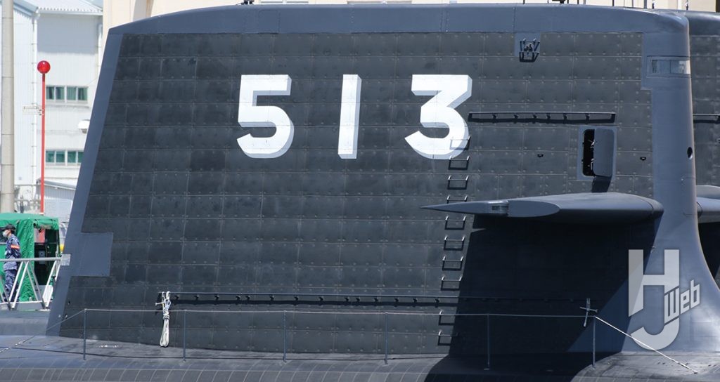 たいげい型潜水艦「たいげい（SS-513）」のセイル
