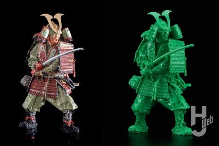 「PLAMAX 鎌倉時代の鎧武者」再販とあわせて新色、緑の装 Green color editionも登場！