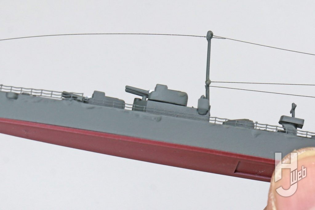 メタルラインニッパーミニで艦船モデルを製作した画像　その2