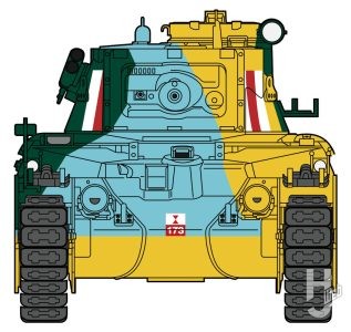 イギリス-マチルダMkⅡ歩兵戦車イラスト正面