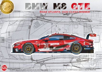 【2024年6月発送予定】1/24 レーシングシリーズ BMW M8 GTE 2020 ロードアトランタ 6時間耐久レース クラスウィナー