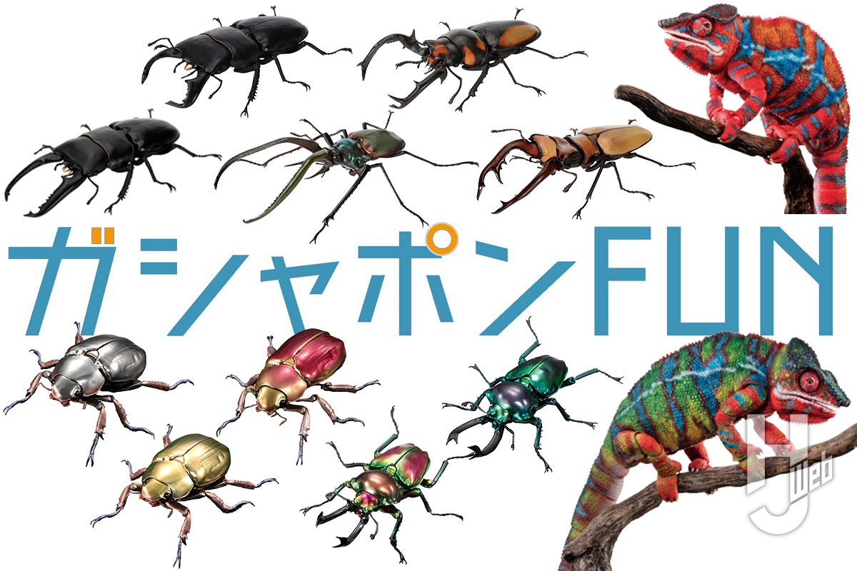 いきもの大図鑑」7月発売の最新製品はユニークなクワガタと