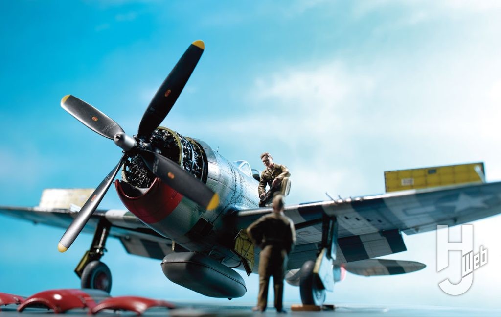 高橋祐二作例「P-47D-25RE サンダーボルト アドバンスドキット」特写