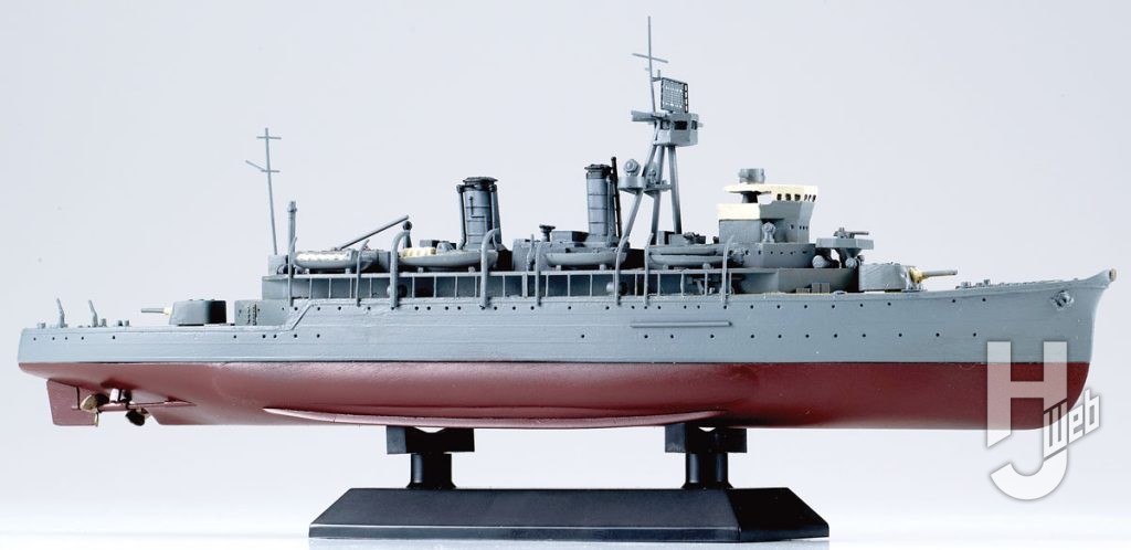 岩重多四郎作例「日本海軍 潜水母艦 迅鯨 1944」全体