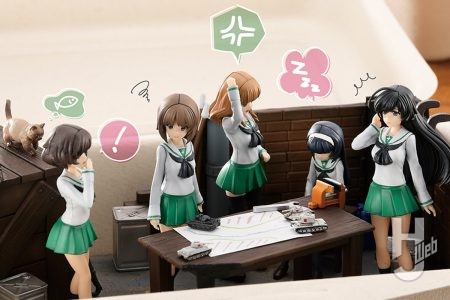 【ガールズ＆パンツァー】ランチボックスサイズのガレージ！あんこうチームの日常風景をヴィネットで製作