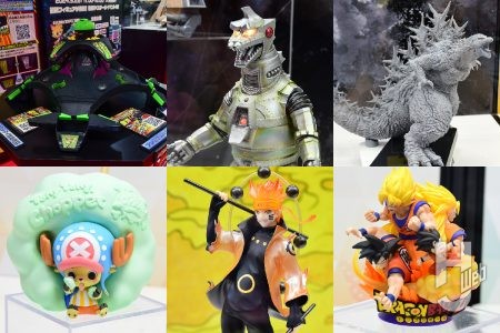 UA Monsters「ゴジラ（2023）」「メカゴジラ（1974）」や『ドラゴンボール』『ONE  PIECE』プチラマDXなどが展示！今話題の「アメリカンバトルドーム」も試遊可能！【メガハウス／東京おもちゃショー2024】