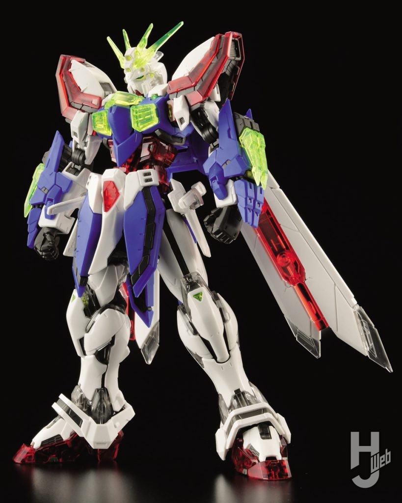 ゴッドガンダム ソリッドクリアの正面全体画像