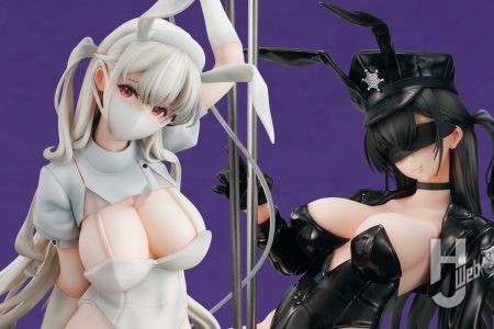 「BINDing」から1/6スケールフィギュアが初登場！ 第1弾は羽織イオ氏が描く2人の白黒バニーガール！