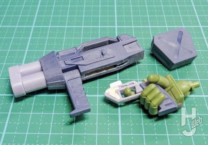 田仲正樹作例「ATM-09-SA スコープドッグII」ヘビィマシンガン製作途中