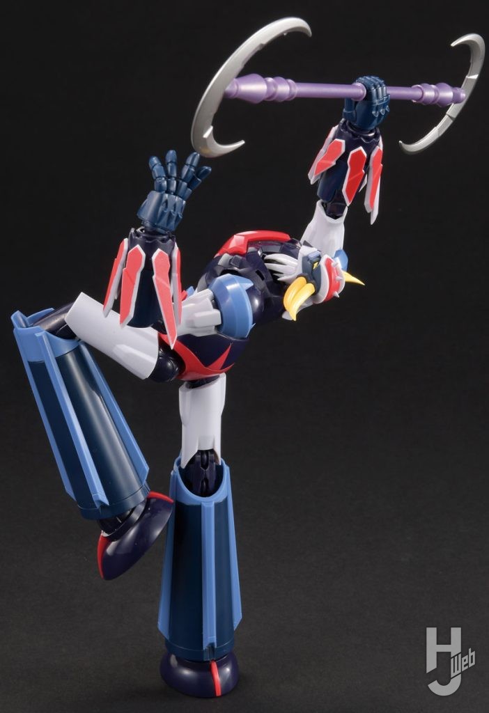 「ROBOT魂 ＜SIDE SUPER＞ グレンダイザー From GRENDIZER U」首を大きくのけぞらせることができる