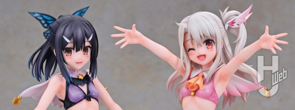 フィギュア新製品「イリヤ&美遊 水着ver. スペシャルセット」の差し替え用腕パーツ使用時の画像