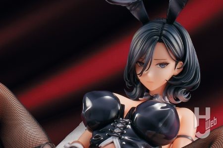 イラストレーター・けそシロウ氏の「天然美術教師 瑠美」がボンデージバニースタイルでフィギュア化！ 憂いのある表情とコケットリーな仕草をご覧あれ