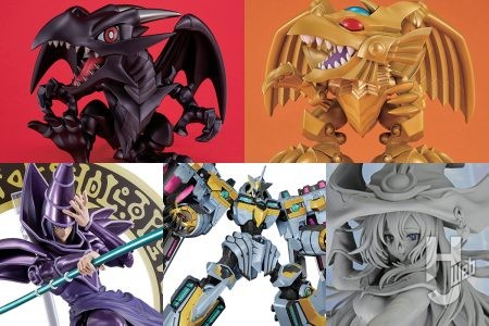 【遊☆戯☆王】MEGATOON「真紅眼の黒竜＆ラーの翼神竜」登場！S.H.MonsterArts「ブラック・マジシャン」、PLAMAXシリーズからも新作「天霆號アーゼウス」が仲間入り！メガホビEXPO展示レポートも