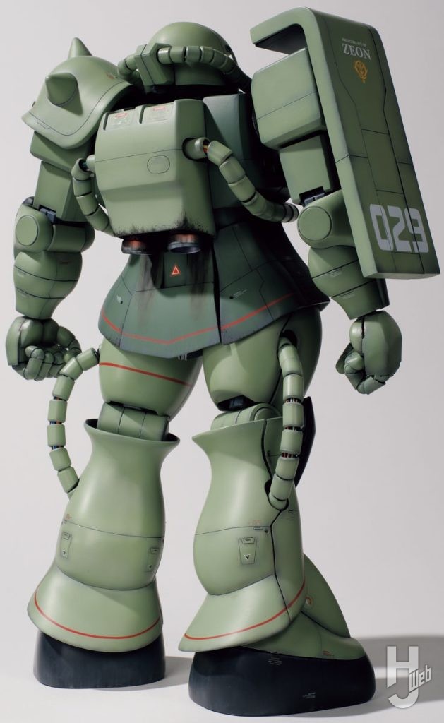 オラザク選手権27回大賞作品/TA-76製作「1/60 SCALE MS-06F」背面