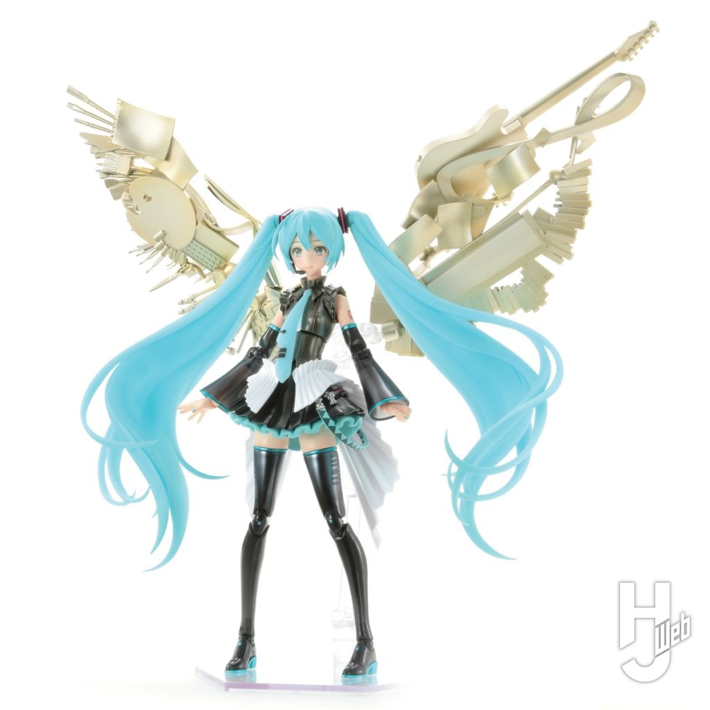 初音ミクのプラモデルの全体画像1