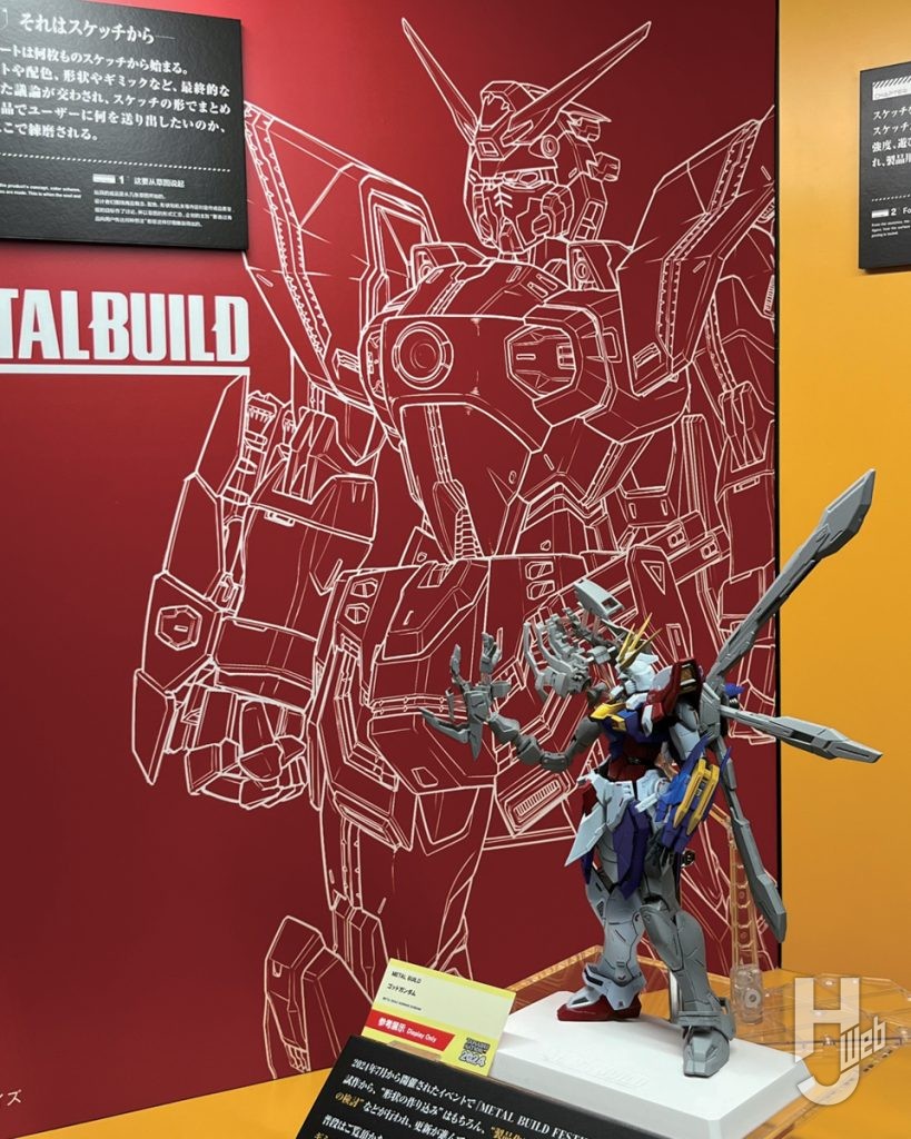 ゴッドガンダムの可動フィギュアの展示の画像2