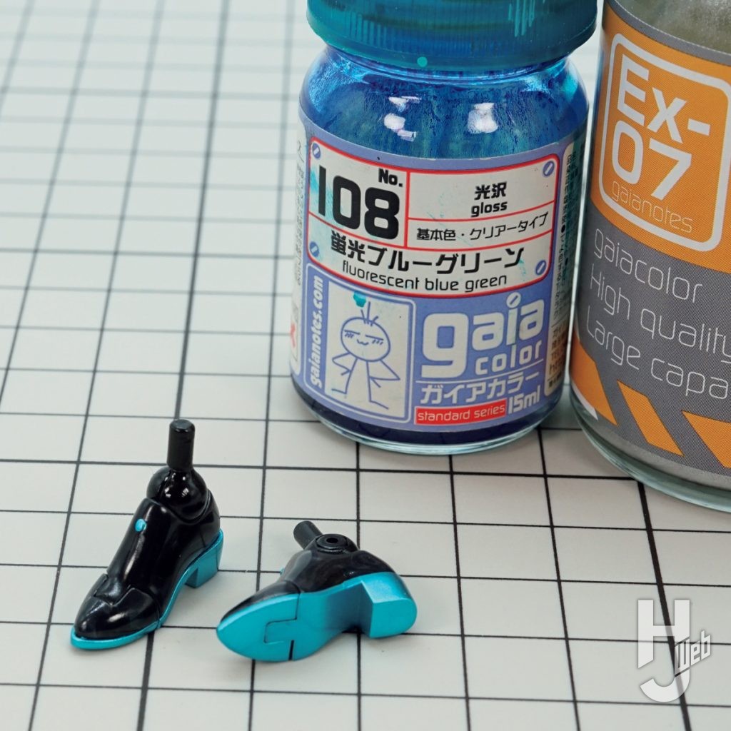 初音ミクのプラモデルの製作のプロセス画像4