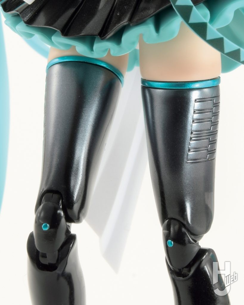 初音ミクのプラモデルのアップ画像5