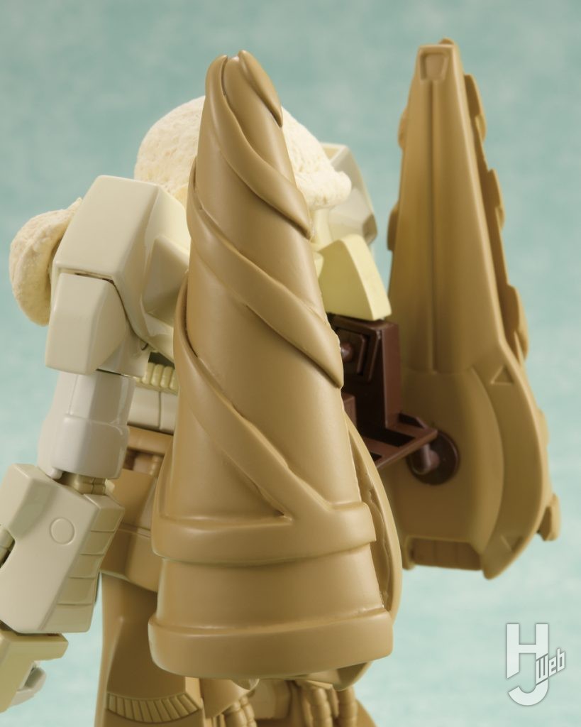 リック・ディアスアイスバージョンのプラモデルのアップ画像1