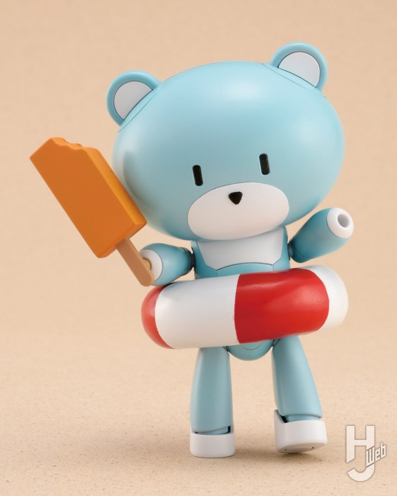 夏のプチッガイのプラモデルの全体画像