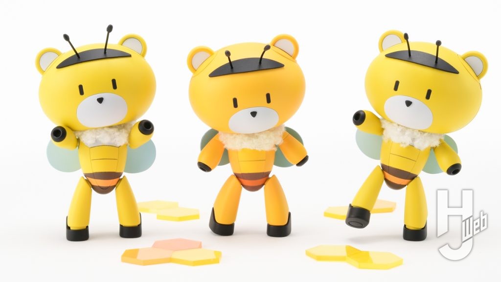ミツバチプチッガイのプラモデルの全体画像2