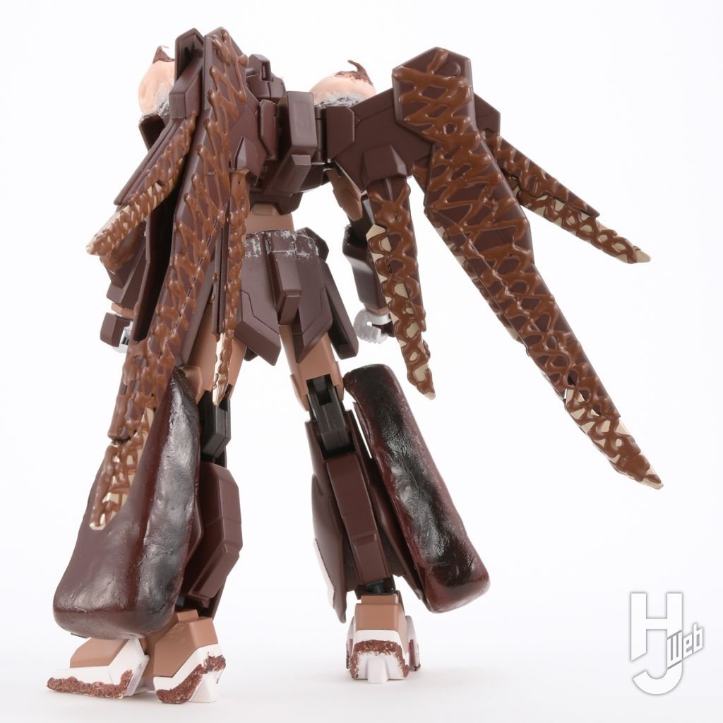 スクランブルガンダムショコランブルヴァージョンのプラモデルの全体画像2