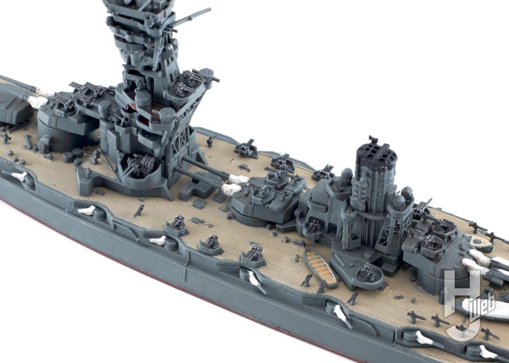 戦艦扶桑のプラモデルのアップ画像2