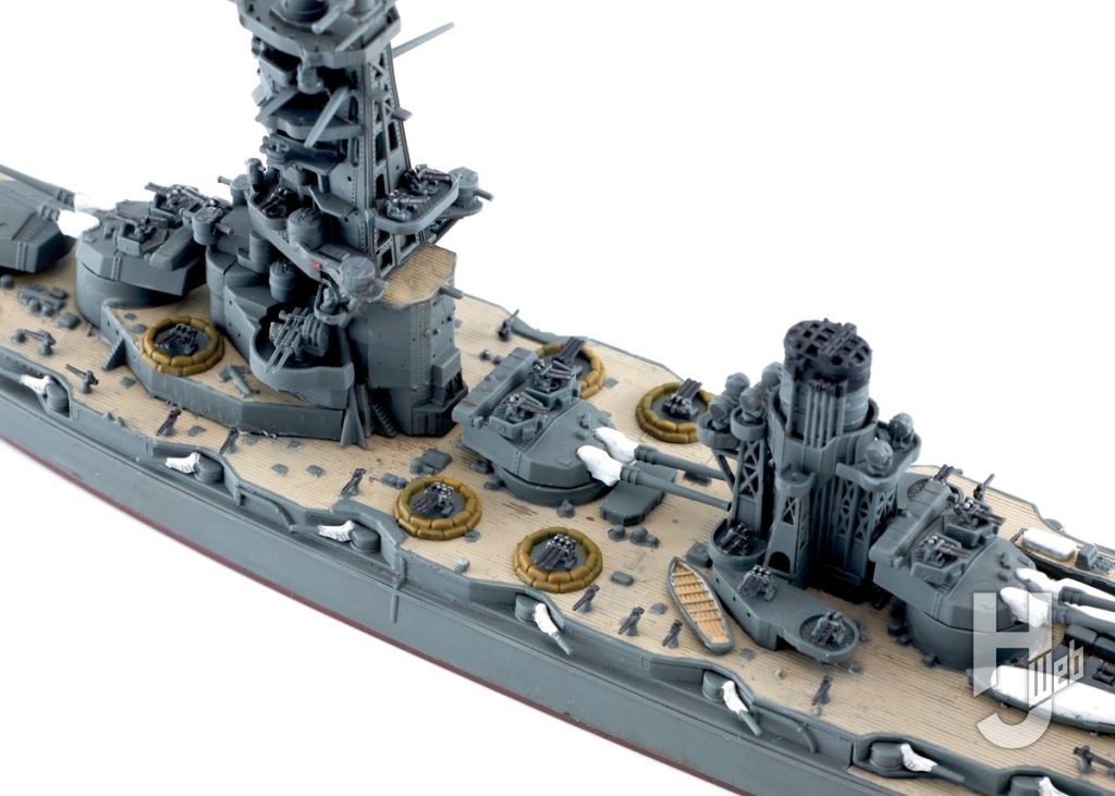 戦艦山城のプラモデルのアップ画像2