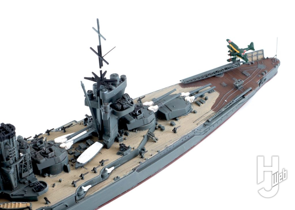 戦艦扶桑のプラモデルのアップ画像3