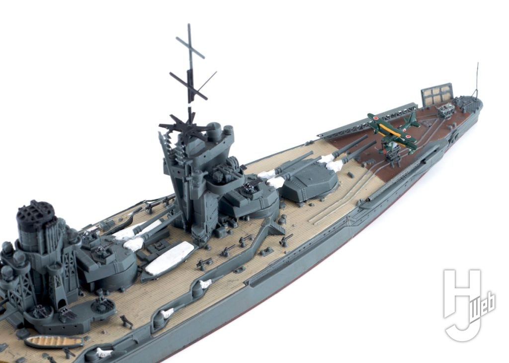 戦艦山城のプラモデルのアップ画像3