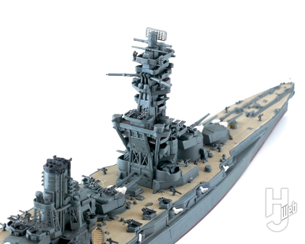 戦艦扶桑のプラモデルのアップ画像4
