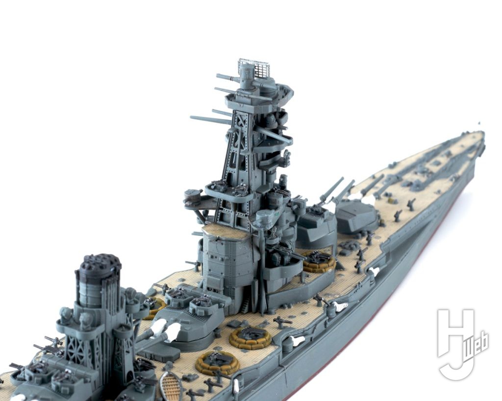 戦艦山城のプラモデルのアップ画像4