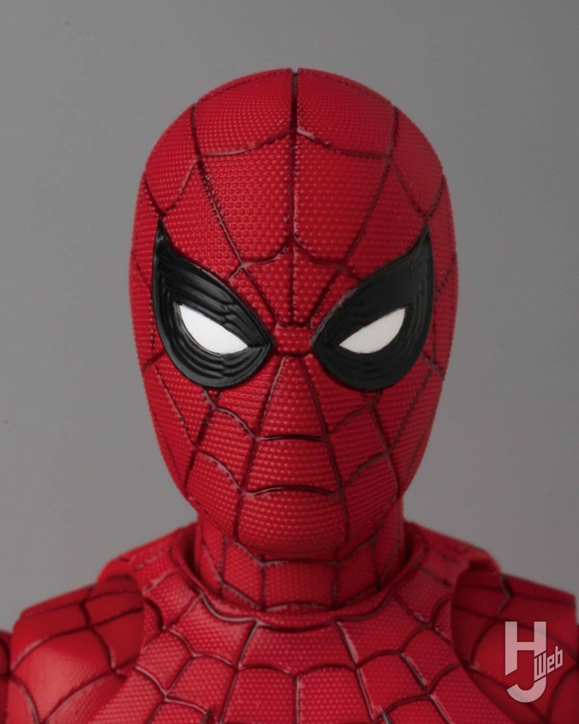 スパイダーマンの可動フィギュアのアップ画像3