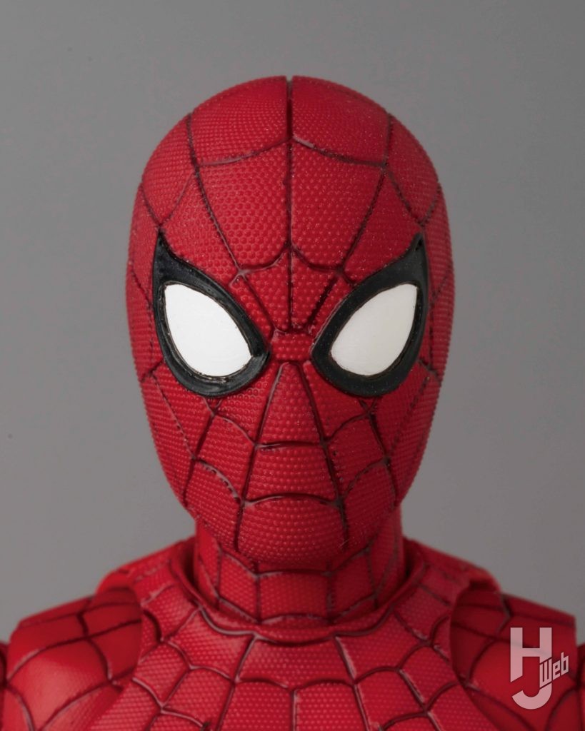 スパイダーマンの可動フィギュアのアップ画像3