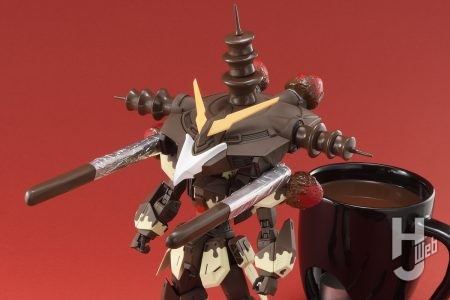 もうすぐバレンタインデー！「フォビドゥンガンダム」とチョコレートフォンデュを“プラモデル・パティシエ”の水野明佳さんが組み合わせ♡【ガンダムフォワード Vol.13抜粋】