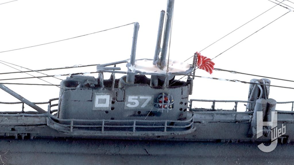 呂号第57潜水艦のアップ画像