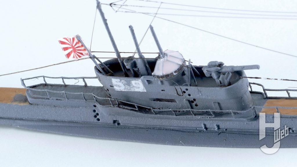 第59潜水艦のアップ画像