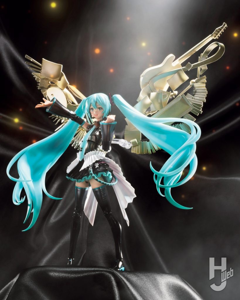 初音ミクのプラモデルの面画像