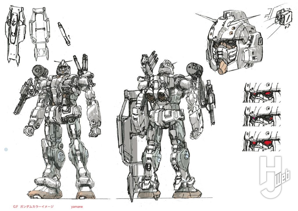 『復讐のレクイエム』ガンダムEXコンセプトデザイン