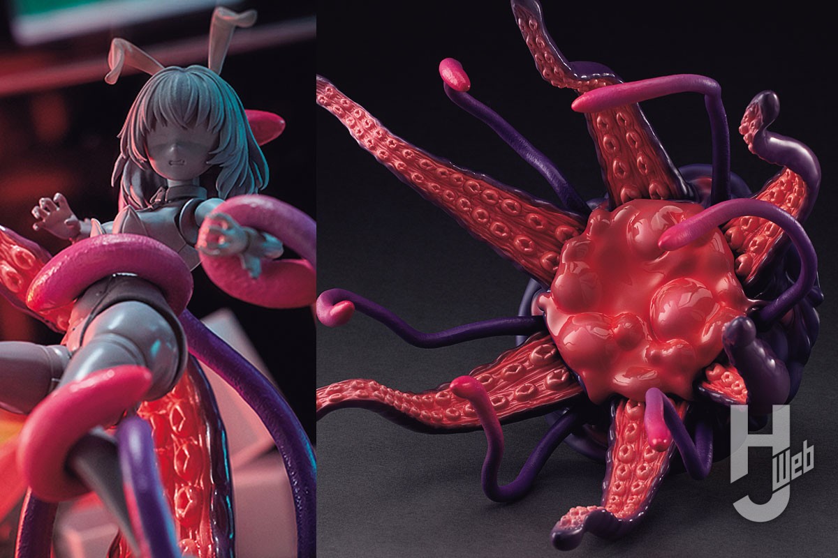 可動フィギュア界に“触手生物”襲来ッ！フレキシブル可動で絡みつく