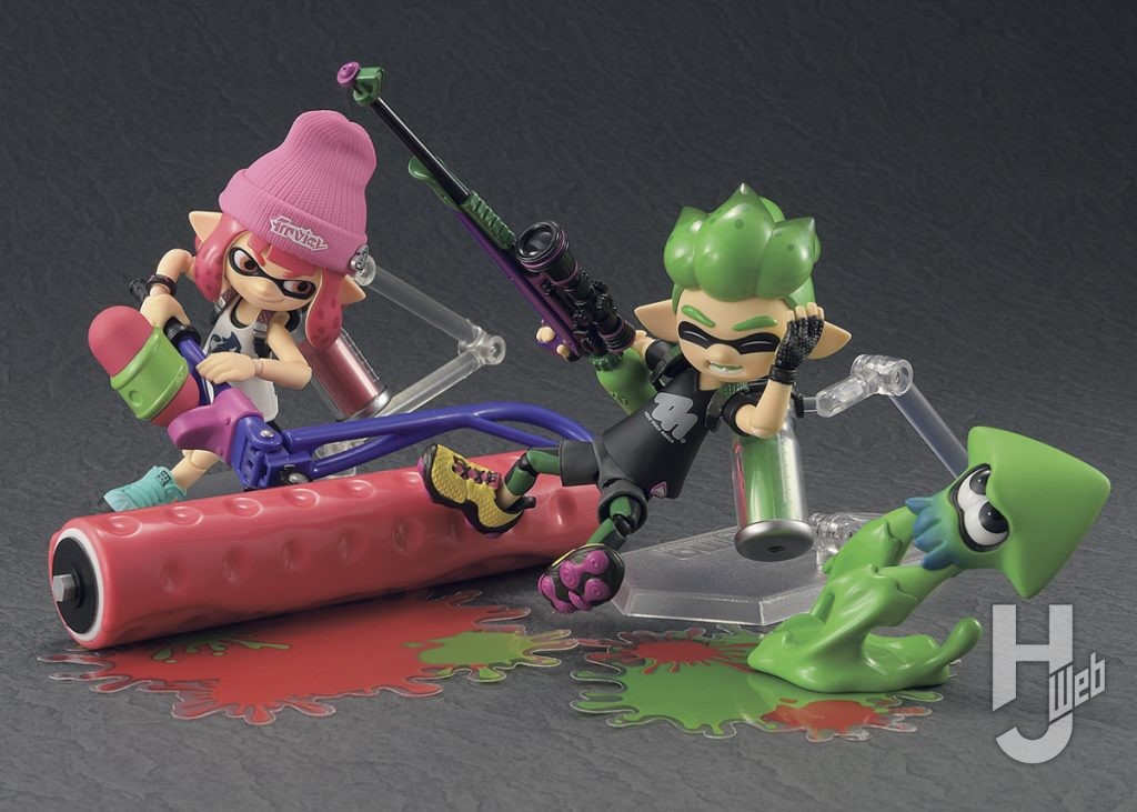 Splatoonの可動フィギュアの可動イメージの画像