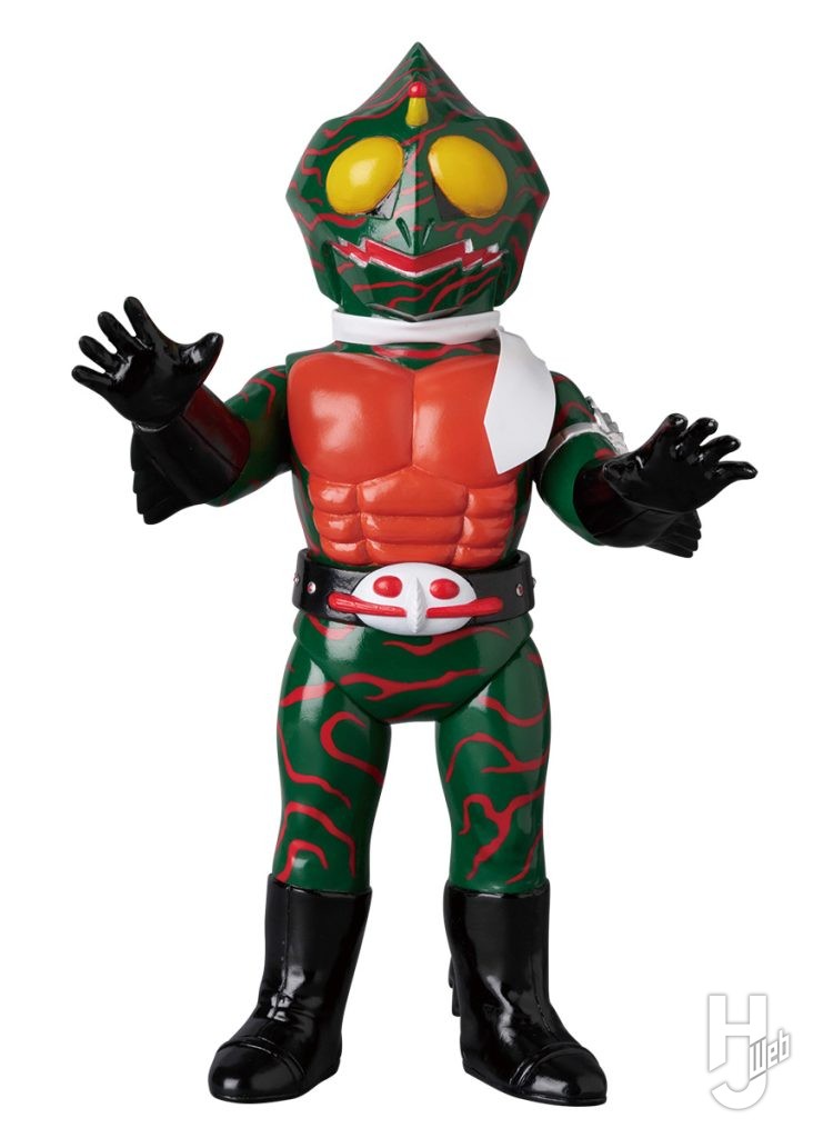 仮面ライダー アマゾンのソフビフィギュアの画像