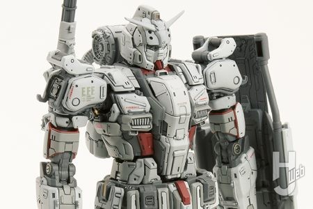 1/144スケールを越えた巨大感に魅せる攻略法！「HG ガンダムEX（復讐のレクイエム）」に1/72AFVモデルのパーツを移植して高解像度モデルを製作！