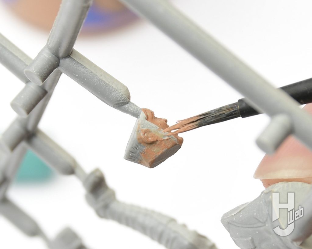 英独・騎兵2体のプラモデルの製作の画像2