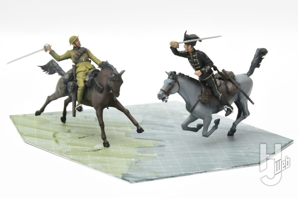 英独・騎兵2体のプラモデルの製作の画像7