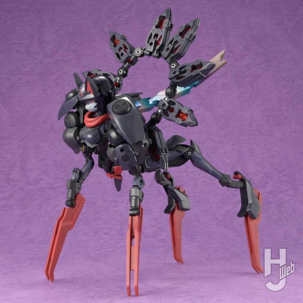 風魔のプラモデルの全体画像6