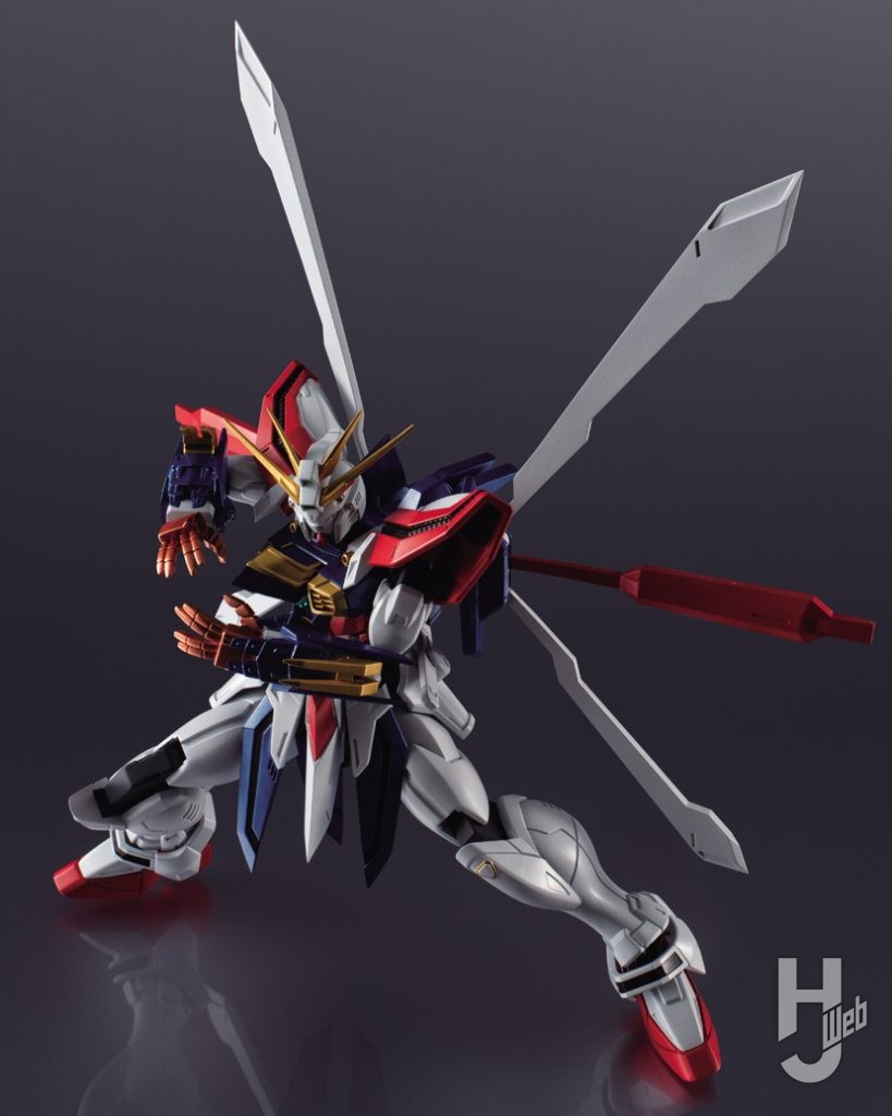 ゴッドガンダムの可動フィギュアのイメージ画像