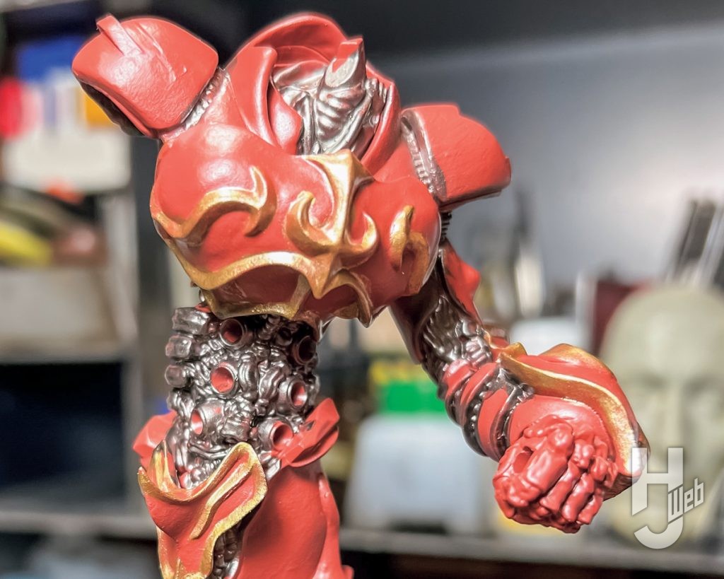 邪神兵のプラモデルの製作の画像その3