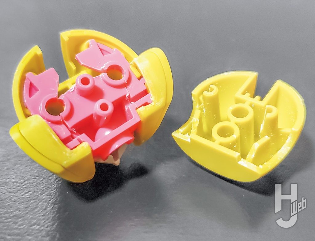 てつお製作「天翔丸」頭部製作途中
