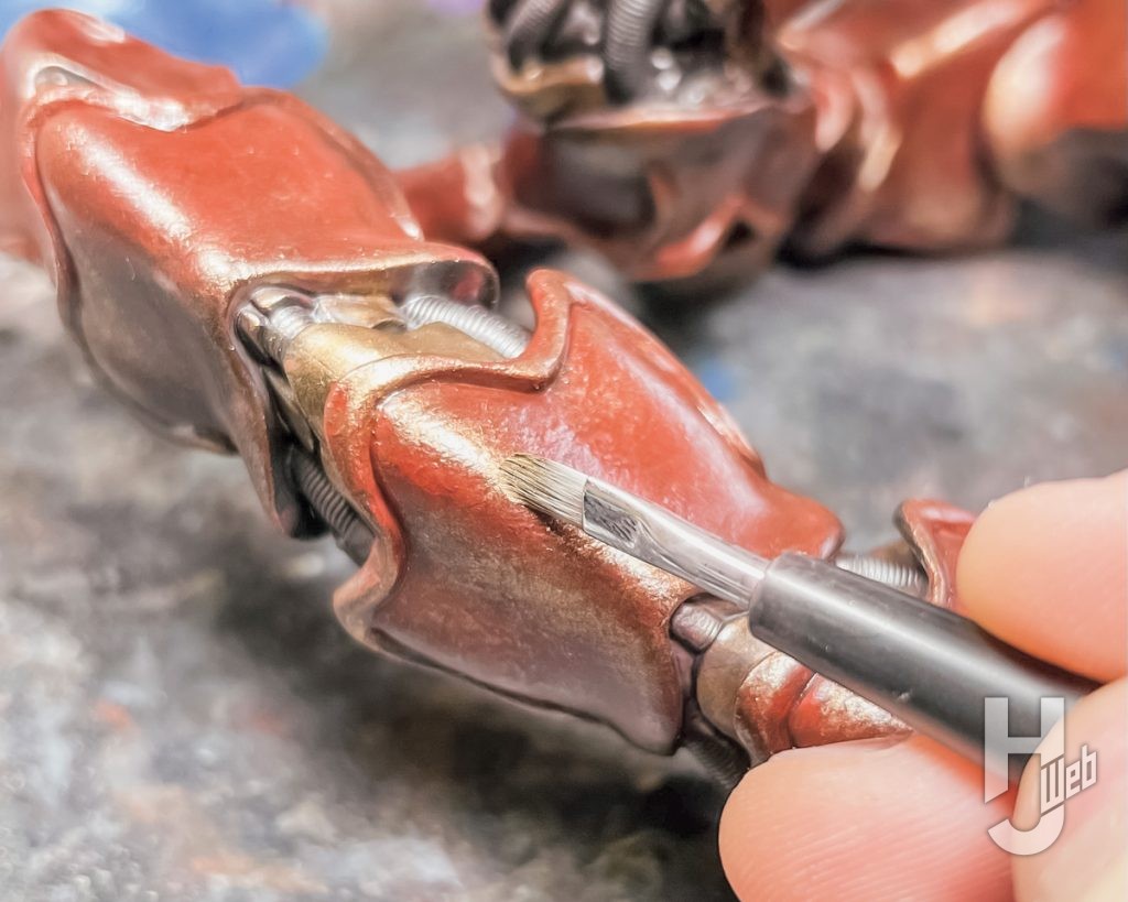 邪神兵のプラモデルの製作の画像その7